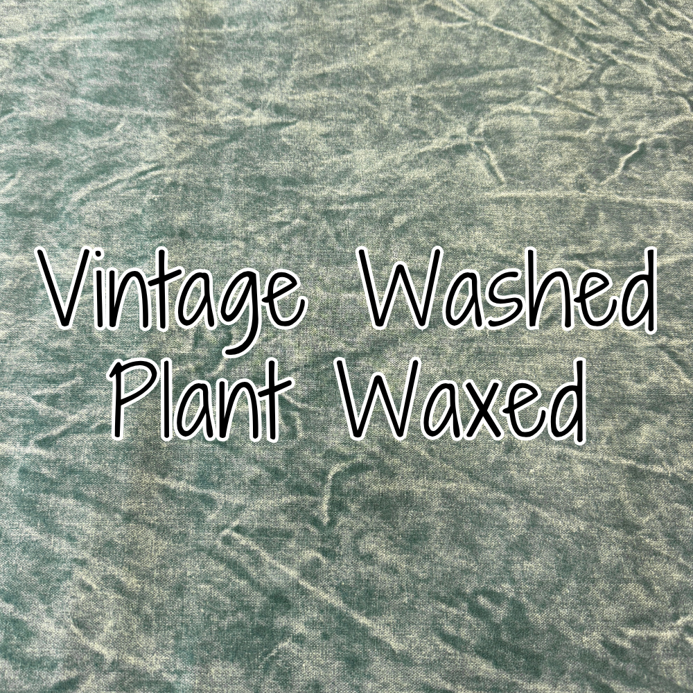 12 oz. Plant Waxed Canvas - Vintage Stonewashed (retail)