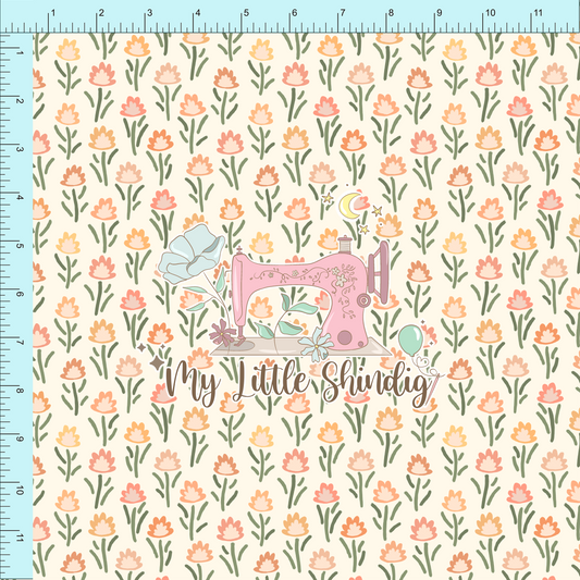 Fabric Club Month 58 - Wild Flowers - Cotton Woven (retail)