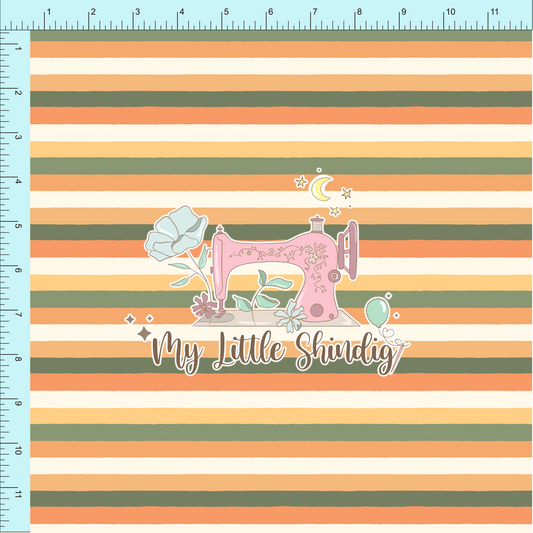 Fabric Club Month 58 - Wild Stripe - Cotton Woven (retail)