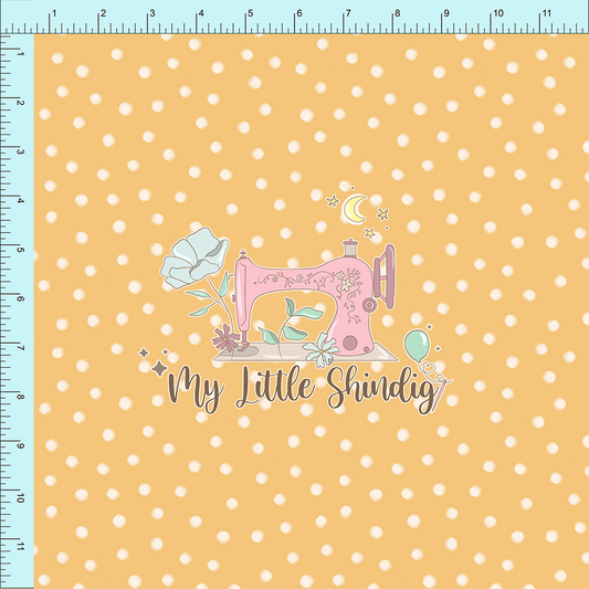*Yellow Crayon Dots (pre-order) - Fabric Club Month 33