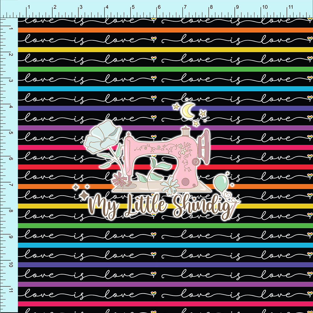 Love Is Love Rainbow Stripe (retail)