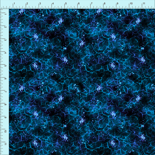 Fabric Club Month 15 - Luminescent Blue Algae (pre-order)